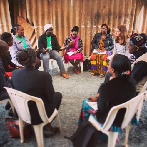 Melinda Gates with CHWs